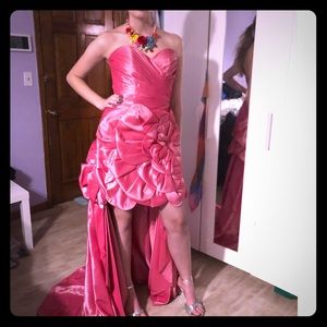 Alyce Paris prom gown NWT rare color rose size 6